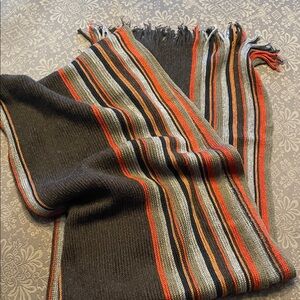 Banana Republic Striped Fringe Scarf